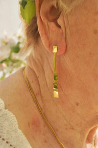 Snake Skin Blocks - Earrings