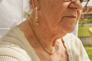 Snake Skin Blocks - Earrings