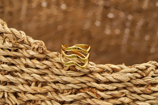 Triple Wavy - Ring