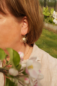 Flowery Dream Hoops - Earrings