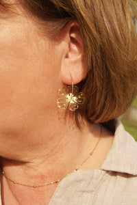 Flowery Dream Hoops - Earrings