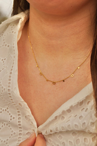 Mini Heart Charms - Necklace