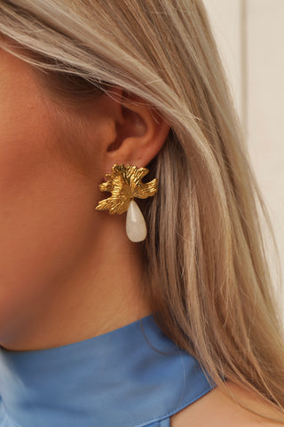 White Rosanne - Earrings