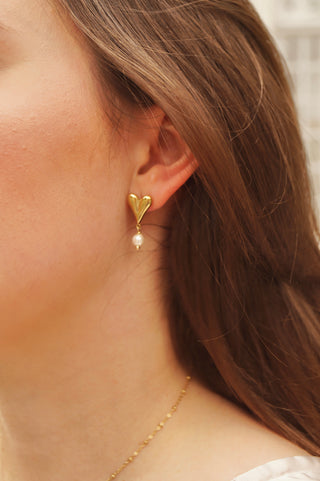 Pearly Hearts - Earrings