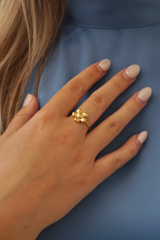 Smiley Flower - Ring