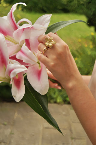 Gold Flower - Ring