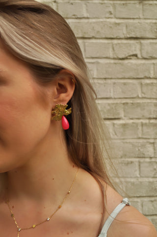 Pink Rosanne - Earrings