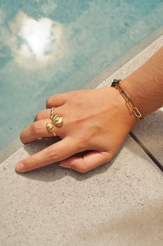 Double Beachy Shell - Ring