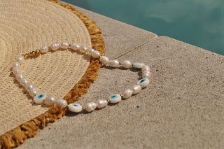 White Fish Pearls - Necklace