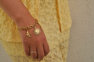 Moon & Sun Charms - Bracelet