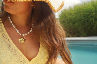 Big Sun Pearls - Necklace
