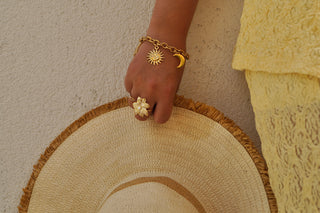 Moon & Sun Charms - Bracelet