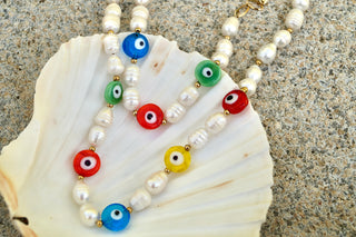 Rainbow Eye Pearls - Bracelet