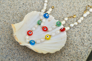 Rainbow Eye Pearls - Bracelet