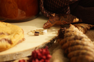 Black Drizzle Square - Ring