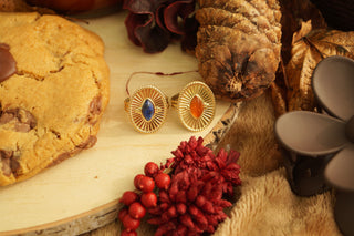 Blue Cosy Oval - Ring