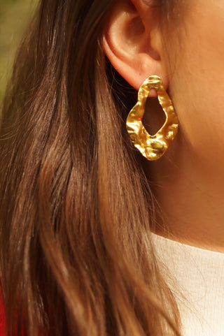 Curvy Oval - Earrings