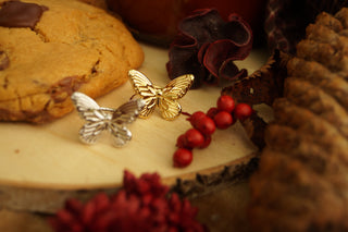 Big Silver Butterfly - Ring