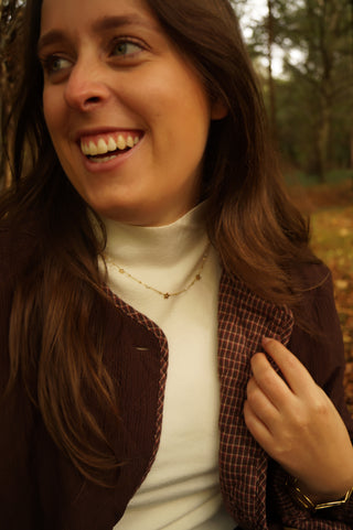 Pearly Flowers - Necklace