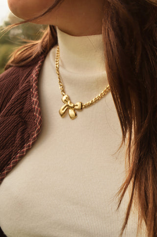 Big Chunky Bow - Necklace