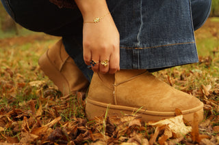 Blue Marilou Flower - Ring