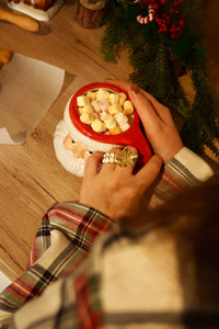 White Christmas Flowers - Ring