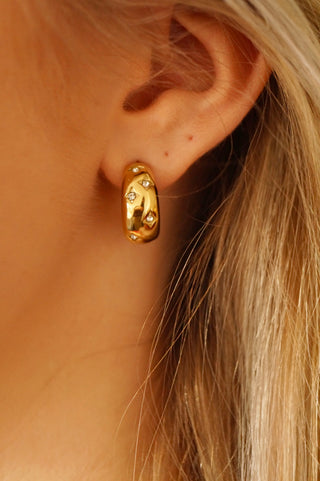 Starry Night Hoops - Earrings