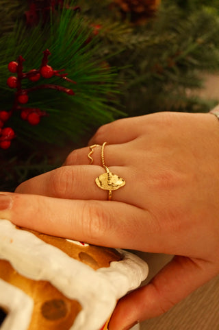 Snowy Rectangular - Ring