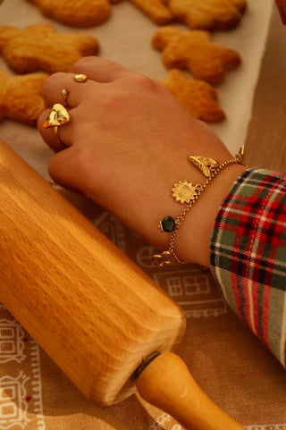 Open Heart & Pearl - Ring