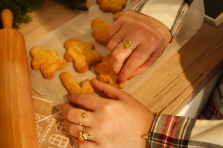 Snowy Rectangular - Ring