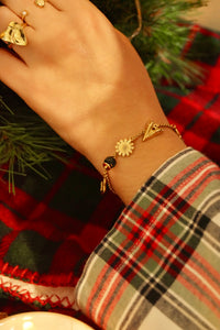 Green Christmas Charms - Bracelet