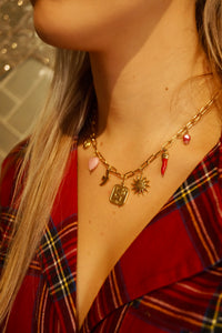 Red Cool Pepper Charms - Necklace