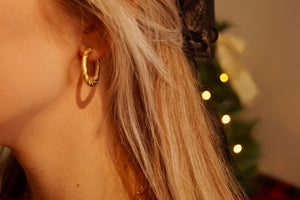 Sparkly Hoops - Earrings