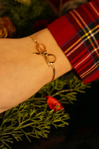 Snakeskin Bow - Bracelet