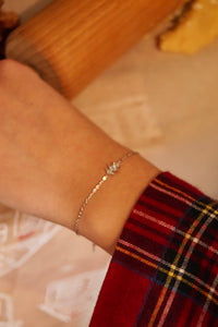 Three Silver Diamonds- Bracelet