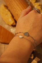 Load image into Gallery viewer, Double Silver Hearts - Bracelet
