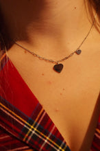 Load image into Gallery viewer, Two Silver Hearts - Necklace
