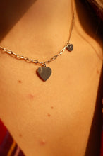 Load image into Gallery viewer, Two Silver Hearts - Necklace
