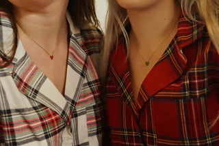 Dark Green Color Heart - Necklace