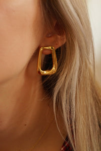 Chunky Rectangle - Earrings