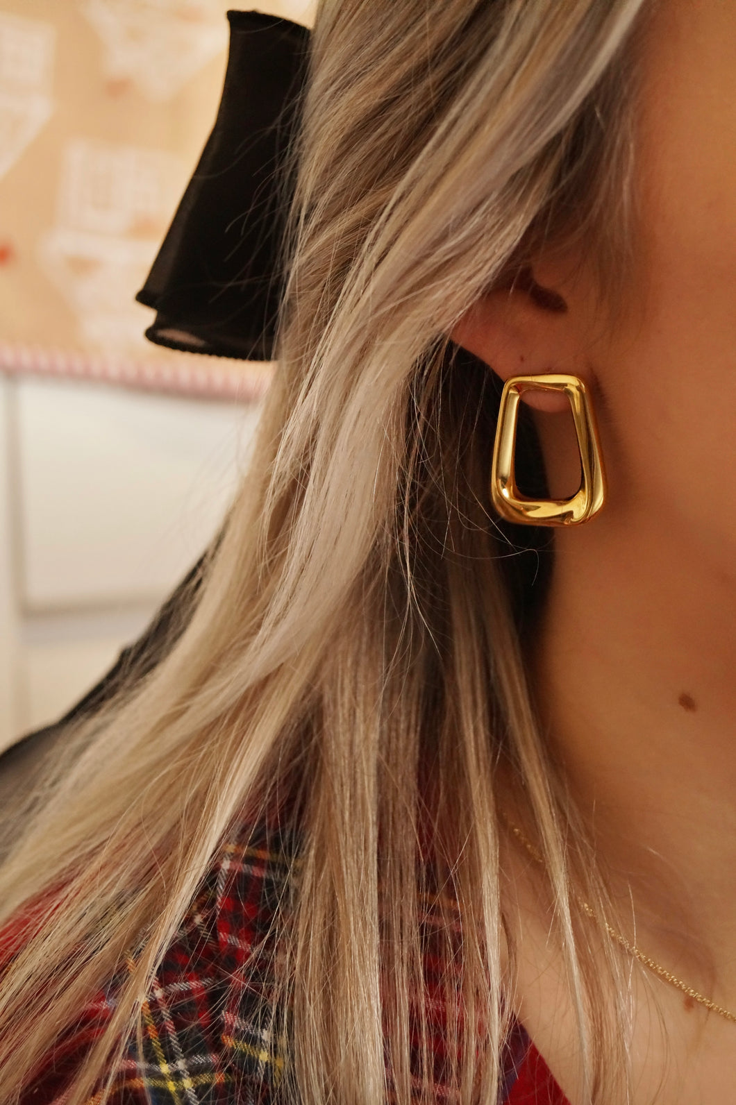 Chunky Rectangle - Earrings