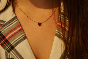 Ruby Heart - Necklace