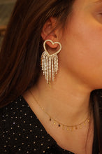 Load image into Gallery viewer, The Big Festive Hearts - Earrings
