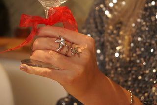 Two Silver Birds - Ring