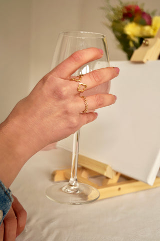 Multi Cute Clovers - Ring