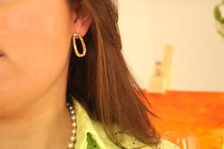Curvy Ovals - Earrings