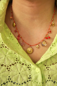 Baby Blue Summer Cord - Necklace
