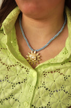 Load image into Gallery viewer, Baby Blue Sun Cord - Necklace
