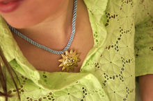 Load image into Gallery viewer, Baby Blue Sun Cord - Necklace
