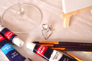 Cool Double Silver V - Ring